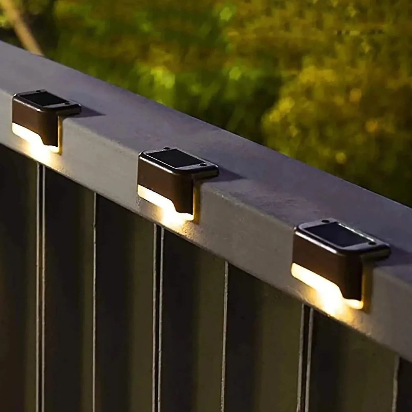 4-Pack: Solar Outdoor Garden Deck Lights