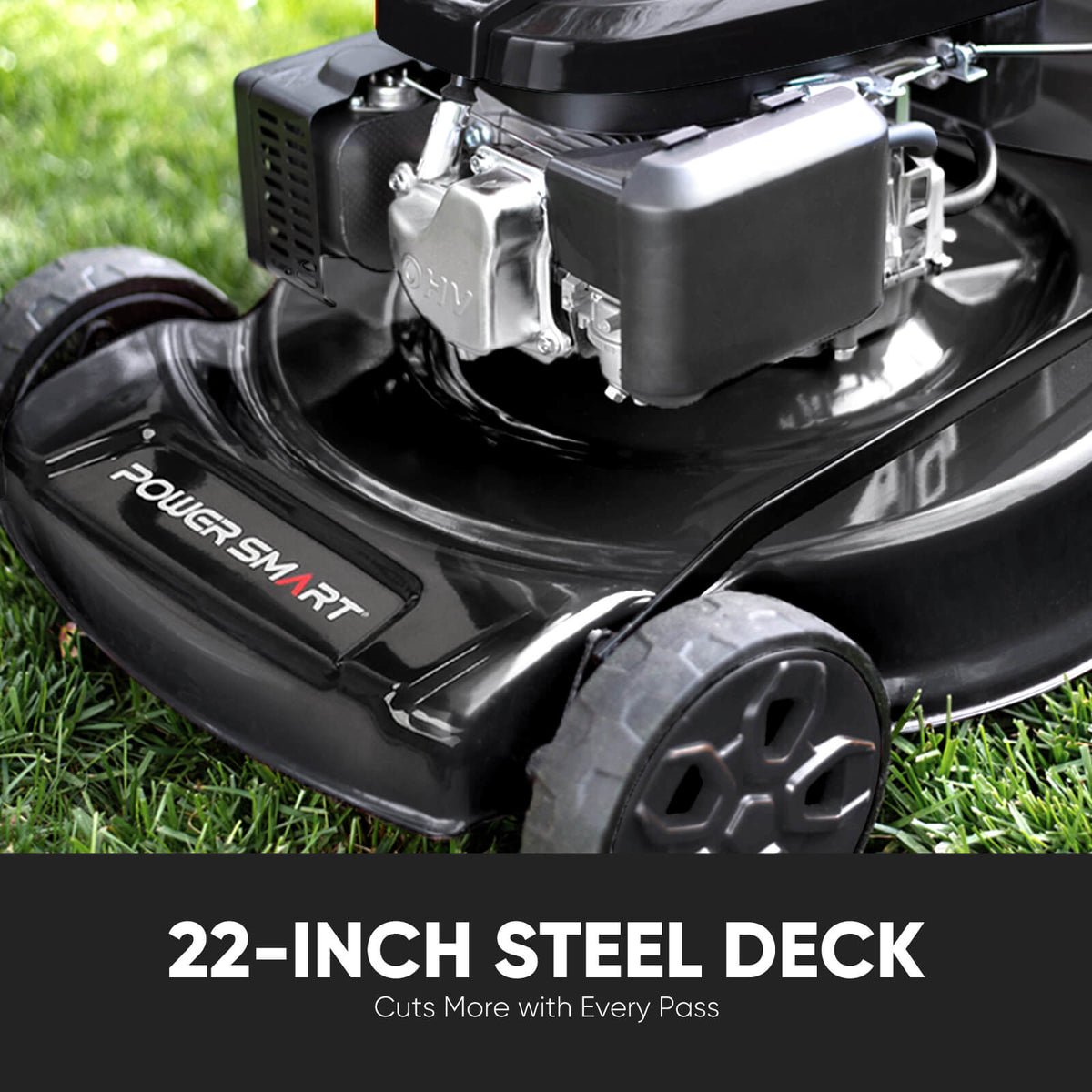 22" 170cc Gas Self-Propelled 3-in-1 Lawn Mower V8622S